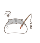 釣りを楽しむハムスター＊もちハムちゃん（個別スタンプ：8）