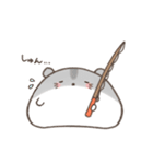 釣りを楽しむハムスター＊もちハムちゃん（個別スタンプ：19）