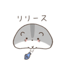釣りを楽しむハムスター＊もちハムちゃん（個別スタンプ：32）