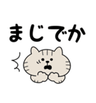 ねこがいっぱいのスタンプ4 でか文字（個別スタンプ：31）