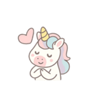 ユニコーンのファンシーなスタンプ（個別スタンプ：1）