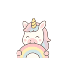 ユニコーンのファンシーなスタンプ（個別スタンプ：6）