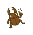 [アレンジ用]夏の虫カマキリカブトムシセミ（個別スタンプ：2）