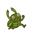 [アレンジ用]夏の虫カマキリカブトムシセミ（個別スタンプ：5）