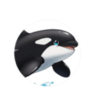 イルカクジラシャチカプセルトイ（個別スタンプ：5）