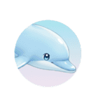 イルカクジラシャチカプセルトイ（個別スタンプ：6）