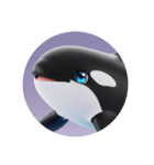 イルカクジラシャチカプセルトイ（個別スタンプ：8）