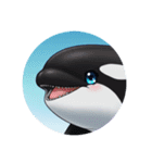 イルカクジラシャチカプセルトイ（個別スタンプ：10）