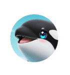 イルカクジラシャチカプセルトイ（個別スタンプ：13）