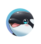 イルカクジラシャチカプセルトイ（個別スタンプ：14）