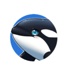 イルカクジラシャチカプセルトイ（個別スタンプ：16）