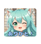 プレミアムみなみスタンプ(猫耳中心)40個（個別スタンプ：2）