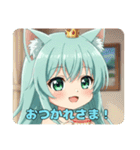 プレミアムみなみスタンプ(猫耳中心)40個（個別スタンプ：23）