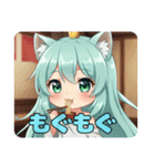 プレミアムみなみスタンプ(猫耳中心)40個（個別スタンプ：25）