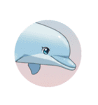 クジライルカシャチカプセルトイ（個別スタンプ：1）