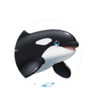 クジライルカシャチカプセルトイ（個別スタンプ：3）