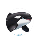 イルカクジラシャチプレミアムカプセルトイ（個別スタンプ：6）