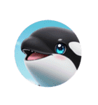 イルカクジラシャチプレミアムカプセルトイ（個別スタンプ：13）