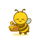 働き蜂 文字無しあり 日本語（個別スタンプ：14）