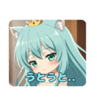 あいさつ中心のみなみちゃん（個別スタンプ：2）