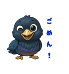カラスのカー助語（個別スタンプ：10）