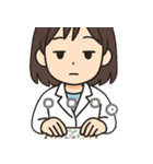 薬局あるあるスタンプ 〜白衣のみつこ編〜（個別スタンプ：5）