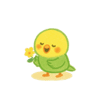 シンプルで伝わる、ゆるい日常インコ（個別スタンプ：13）