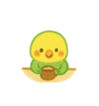 シンプルで伝わる、ゆるい日常インコ（個別スタンプ：16）