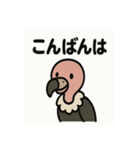 かわいいシュールなハゲタカの毎日（個別スタンプ：2）