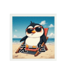 日光浴中サングラスペンギン（個別スタンプ：26）