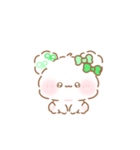写真に貼れる♡ふわきゅん【みどり】（個別スタンプ：1）