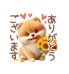 ポメラニアンの夏のよく使う言葉（個別スタンプ：4）