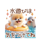 ポメラニアンの夏のよく使う言葉（個別スタンプ：6）