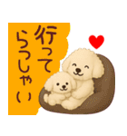 ずっと使えるトイプードルスタンプ【敬語】（個別スタンプ：12）