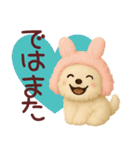 ずっと使えるトイプードルスタンプ【敬語】（個別スタンプ：40）