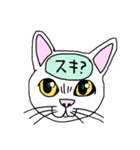 脳内丸見え！猫編（個別スタンプ：2）