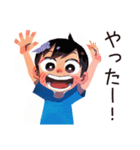子ども（男の子）のわくわく昆虫採集（個別スタンプ：10）