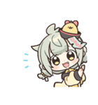 ヒヨコちゃんウキウキスタンプ（個別スタンプ：22）