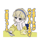 ネガティヴハッピィ ネガティヴver.（個別スタンプ：17）