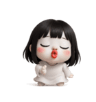かわいい女の子の幽霊❤️夏の時間（個別スタンプ：25）