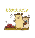 ハムスターとおじさんの夏の思い出スタンプ（個別スタンプ：13）