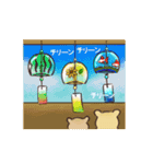 ハムスターとおじさんの夏の思い出スタンプ（個別スタンプ：22）