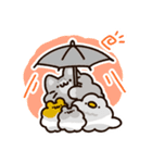 8月と9月に使える！もこどりスタンプ（個別スタンプ：4）
