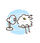8月と9月に使える！もこどりスタンプ（個別スタンプ：6）
