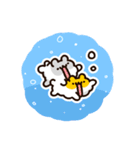 8月と9月に使える！もこどりスタンプ（個別スタンプ：8）