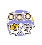 8月と9月に使える！もこどりスタンプ（個別スタンプ：10）
