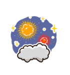 8月と9月に使える！もこどりスタンプ（個別スタンプ：11）