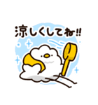 8月と9月に使える！もこどりスタンプ（個別スタンプ：18）