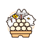 8月と9月に使える！もこどりスタンプ（個別スタンプ：21）