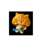 動くクロワッにゃん 3D（個別スタンプ：2）